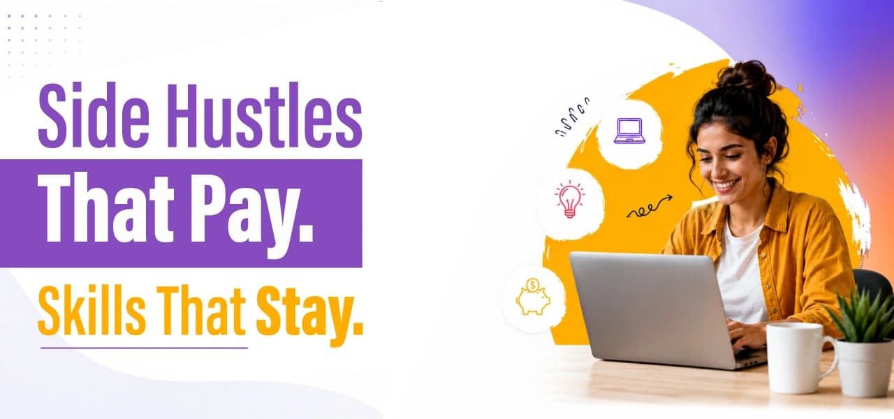 Top Side Hustles for Online Degree Students in India in 2026